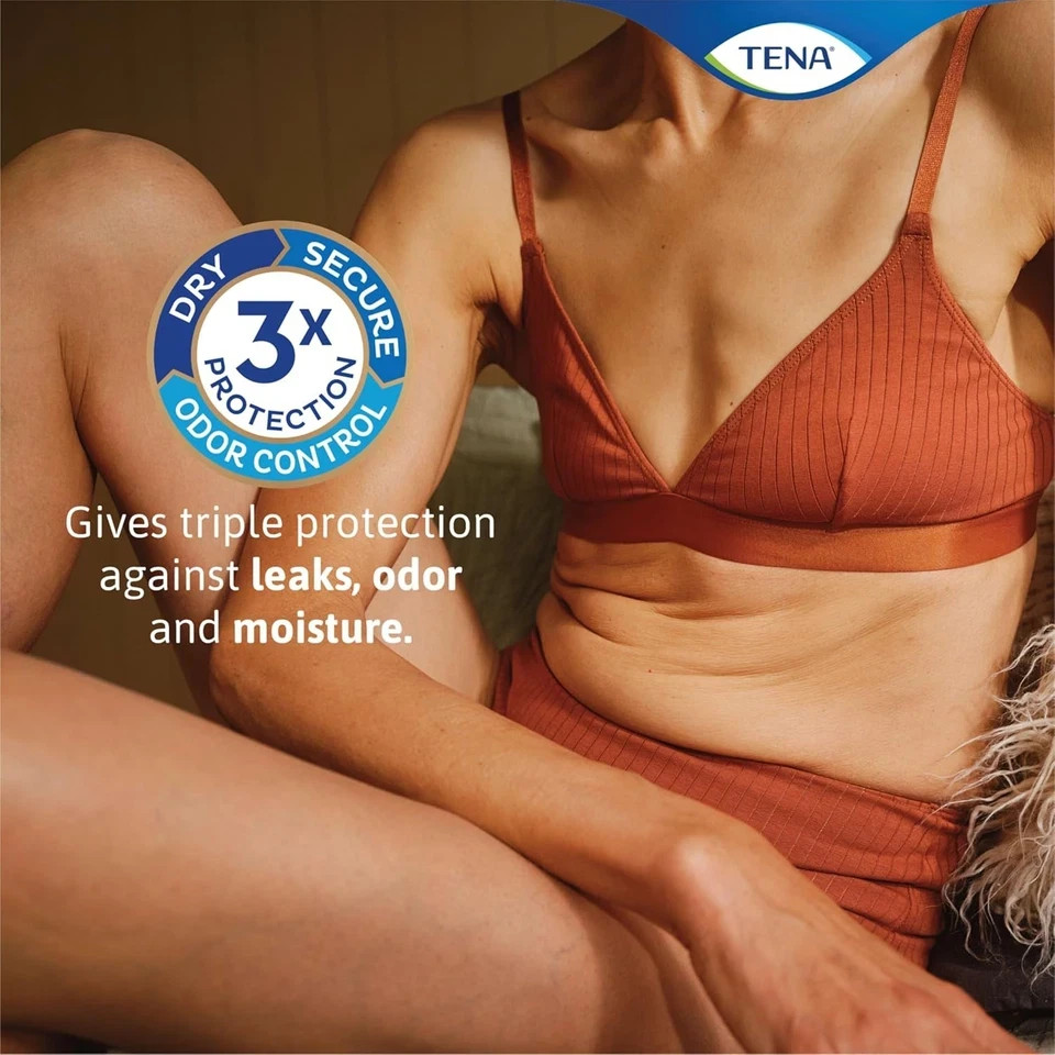 TENA Sensitive Care Extra Coverage Moderate Long Incontinence Bladder Control