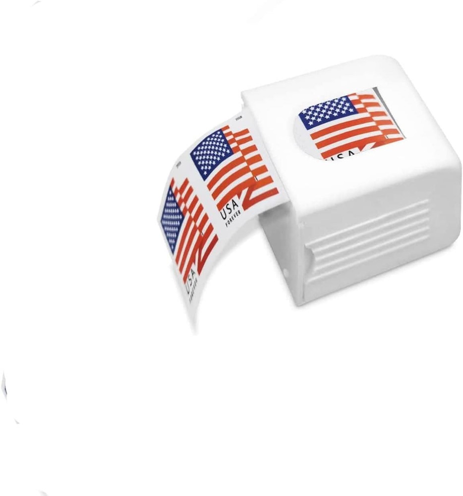 Roll Stamp Dispenser - Easy-Load, Compact Design for Efficient Mailing