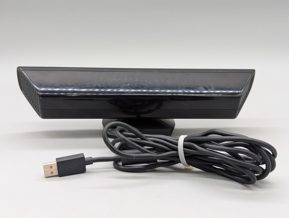 Official Microsoft Xbox 360 Black Kinect Sensor Bar Model 1414 Tested