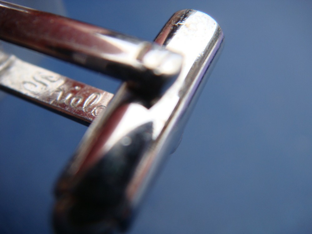 VINTAGE SHIELDS CUFFLINKS SIGNED