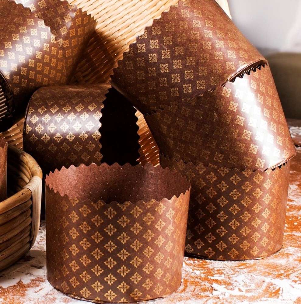15 oz Kulich Mold Easter Bread Forms |12 pack| Bread Paper Paska Large Brown ...