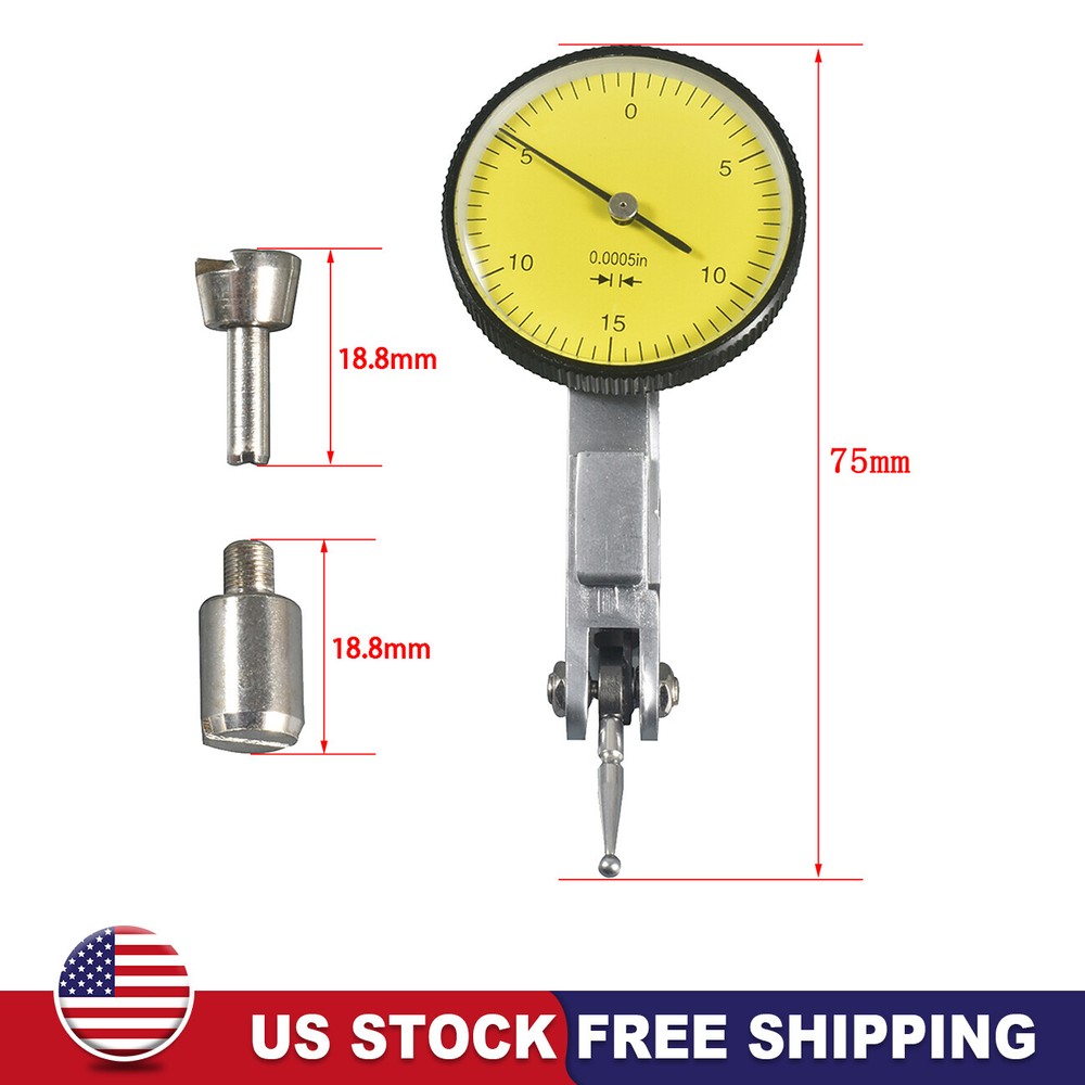 Dial Test Indicator 0.030" range 0.0005" Reading 0-15-0 Precision Machine Setup