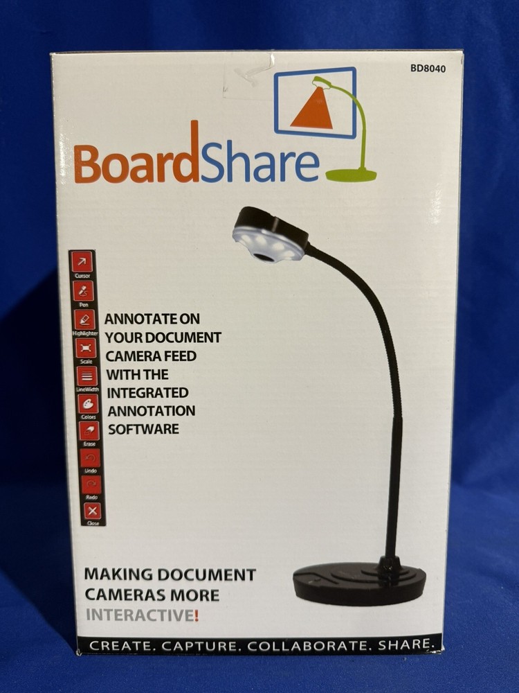 BoardShare Interactive Document Camera with Annotation Appears Unused - PLS READ