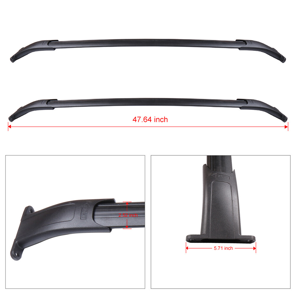 15-19 GMC Yukon XL Tahoe Suburban Escalade Roof Rail Cross Bars