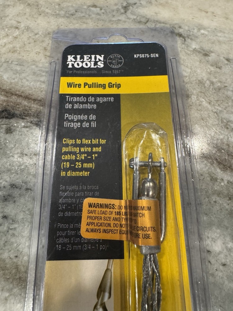 Klein Tools Wire Pulling Grip KPS075-SEN 3/4-1