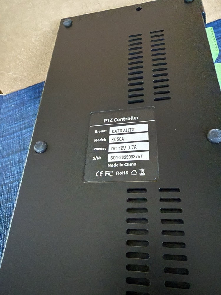 Katovjjts KC50 PTZ Remote Controller Camera with Preview, 4K UHD Input/Output