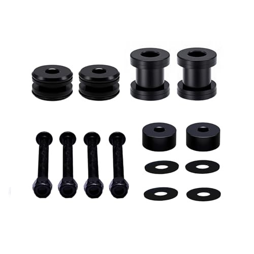 Black 2 Black Sissy Bar Docking Hardware Kit for Harley Touring FLSTC