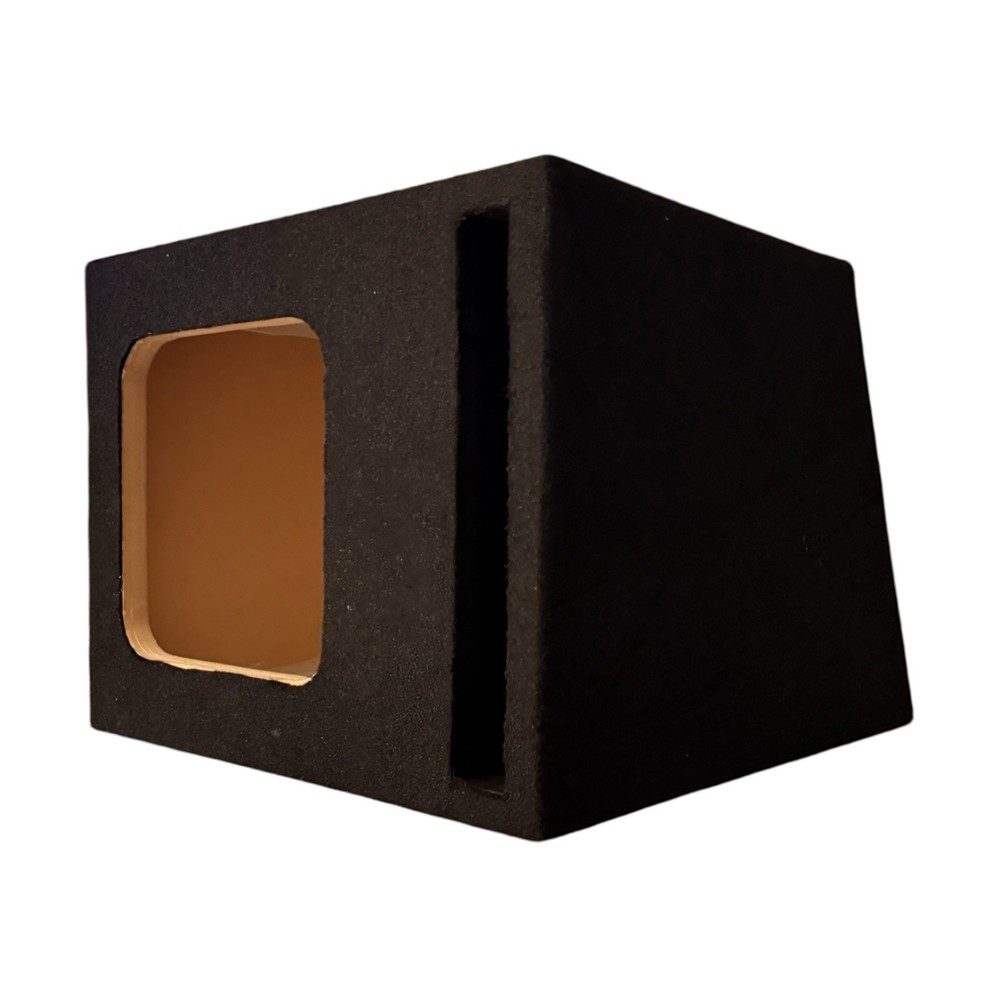 Hatchback 8” Ported Square L7 Subwoofer Enclosure -Black