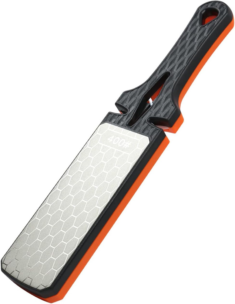 Diamond Sharpening Stone,400/1000 Grit Handheld Double-Sided Diamond Sharpener 5