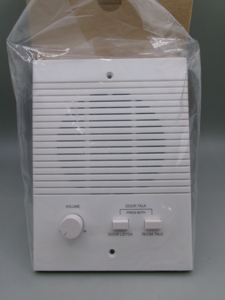 NEW M&S Systems N35 White Push Button Voice Intercom Indoor Speaker