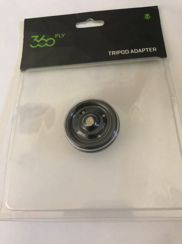 QTTPABLK 360fly 1/4-20 Tripod Adapter (Black)