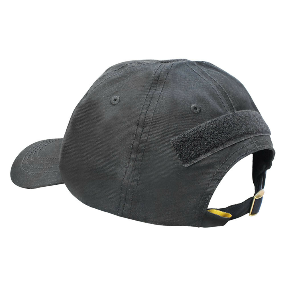 Hat BLACK Tactical Team Cap Military Special Swat Operator Back Strap