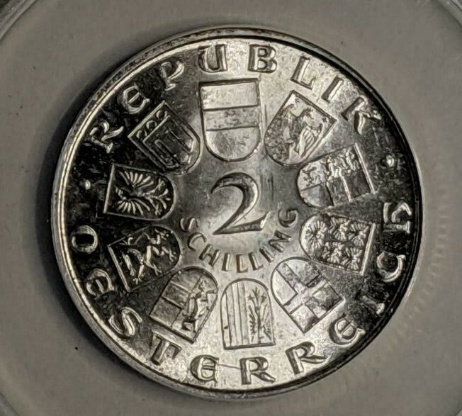 1931 Austria Silver Mozart 2S ANACS MS64