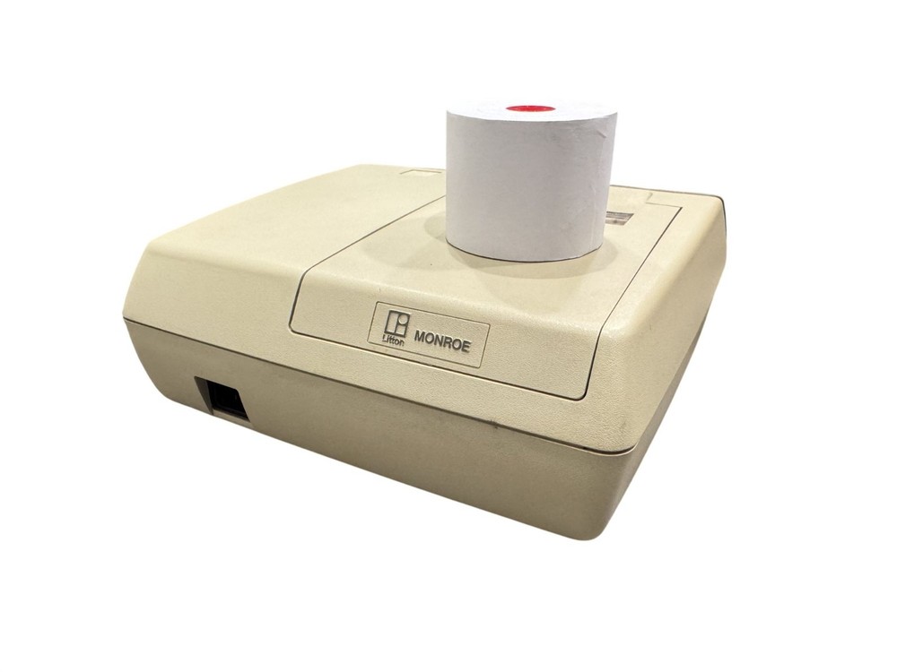 Vintage Litton Monroe 1405 Adding Machine Calculator Receipt PrinterWorks