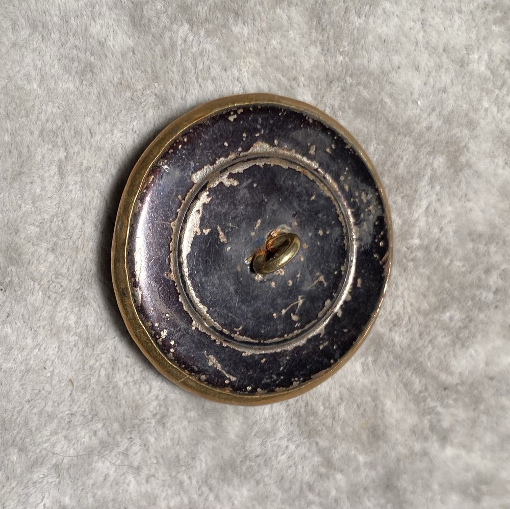 Victorian Unique Celluloid Antique Button 1-3/8” Diameter