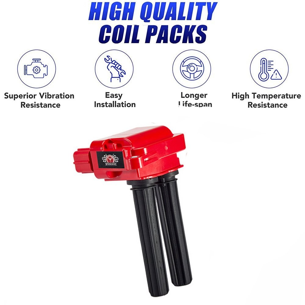8 Energy Ignition Coil & 16 Iridium Spark Plug for Ram 1500 Dodge Charger 5.7L