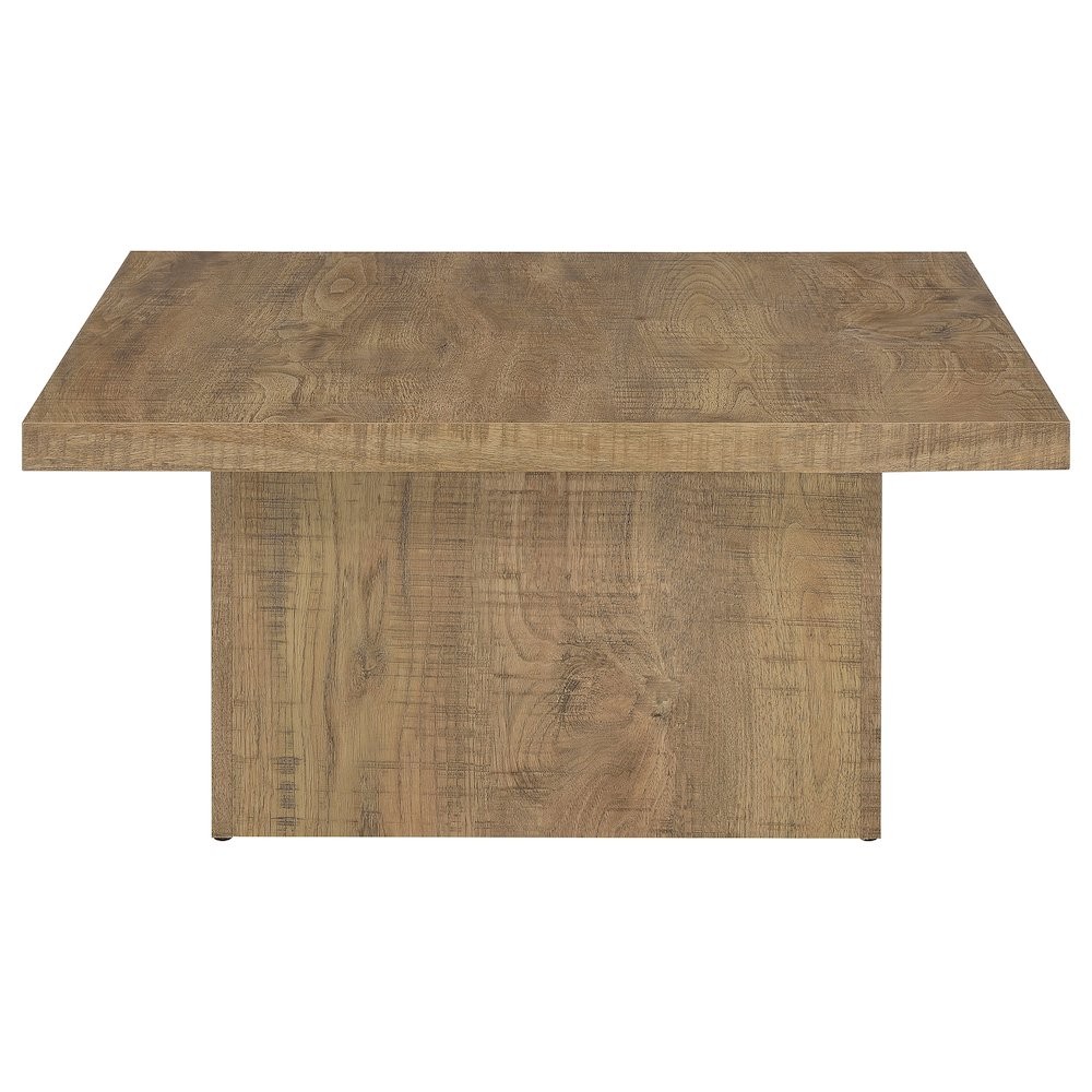 Devar Square Engineered Wood Coffee Table Mango Brown