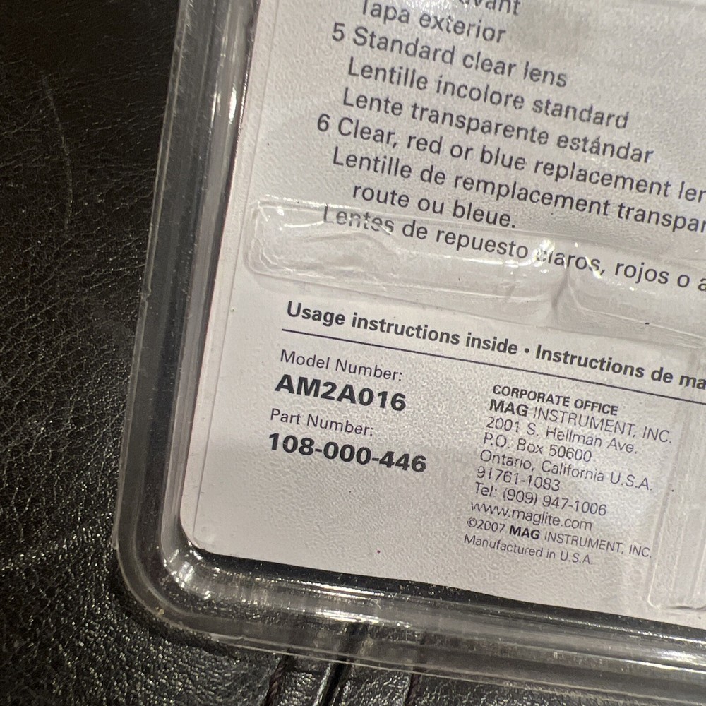 Maglite Mini 2 Cell/Pile AA Flashlight Accessory Pack AM2A016