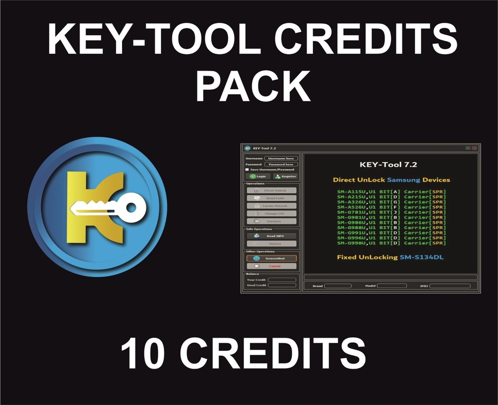 Key Tool, Credit Pack, 10 Credits