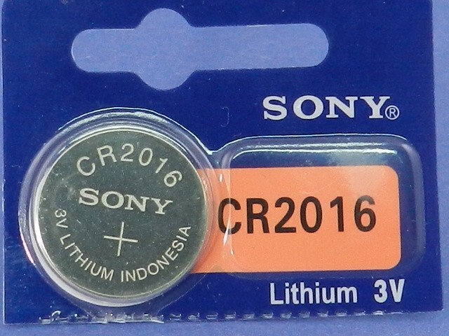 SONY CR2016 LITHIUM 3V BATTERY 1Pc