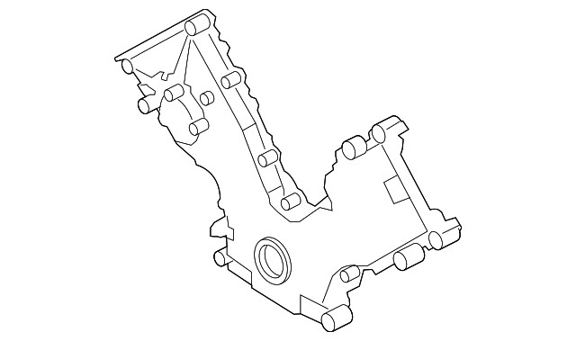 Genuine Ford Engine Timing Cover 2L3Z-6019-BA