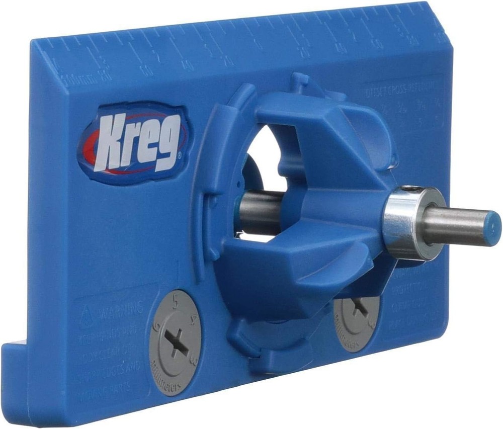 KHI-HINGE Concealed Hinge Jig – Precision Cabinet Door Hinge Tool – Drill Gui...