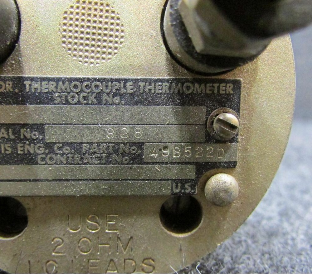 49B522D Lewis Eng Thermocouple Themometer Indicator