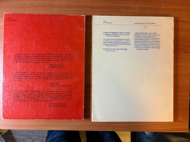 LOT of 2 WIND FARM Michael Hackleman classics *Homebuilt* *Windspinners* 1st/VG