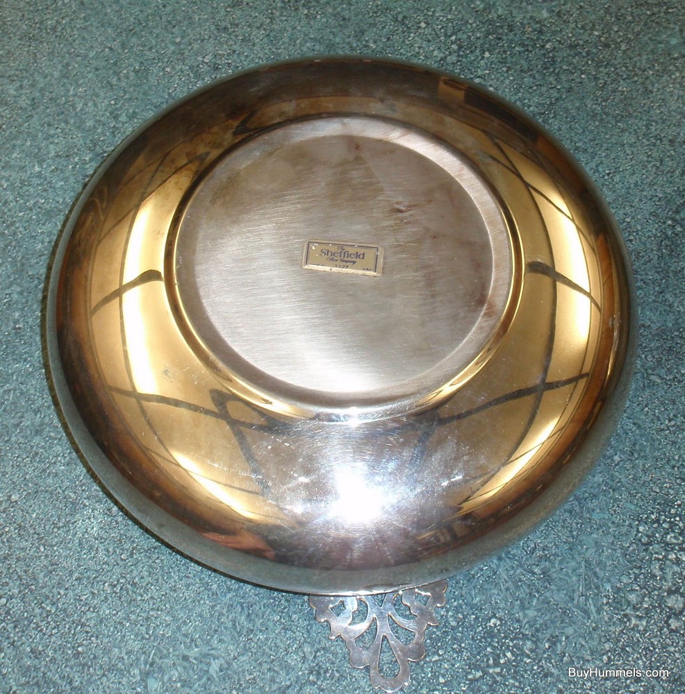Sheffield Silverplate Casserole Dish 1127 with Pyrex 2Q Baking Dish Insert GIFT!