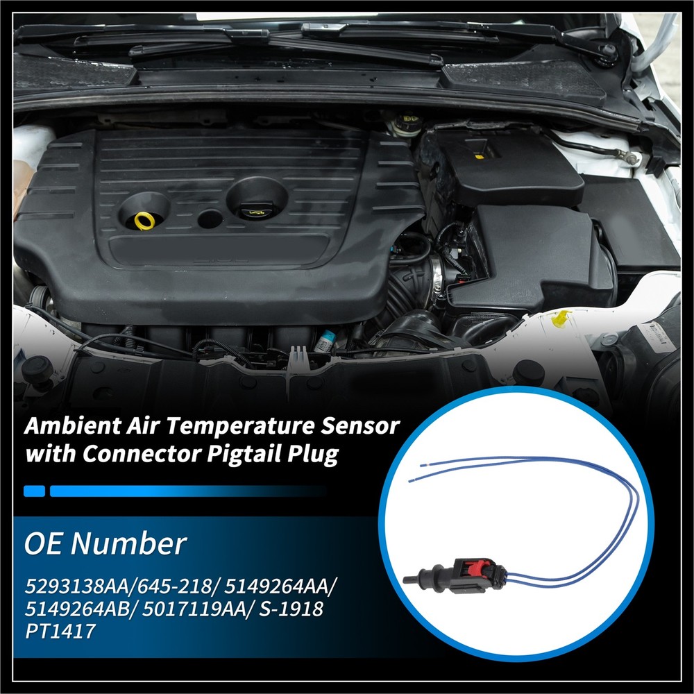 5293138AA Ambient Air Temperature Sensor with Connector Pigtail Plug