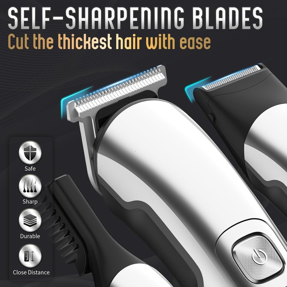 Rechargeable Multi-Function Grooming Kit - Electric Razor for Men & Women