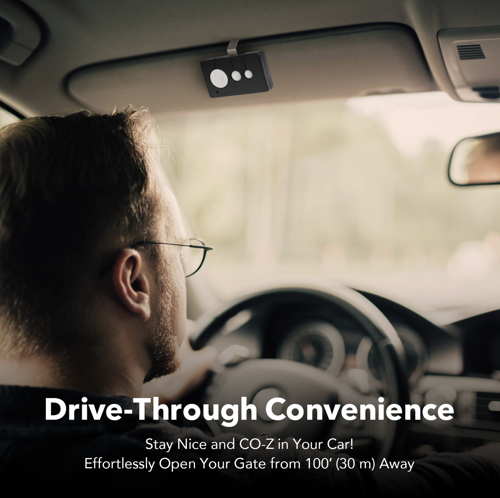 CO-Z Gate Opener Remote Control for 433.92 KHz Automatic Gate Garage Door Opener