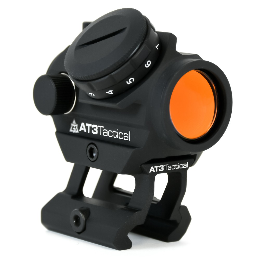 AT3 Tactical RD-50 PRO Red Dot Reflex Sight with Picatinny Riser Mount