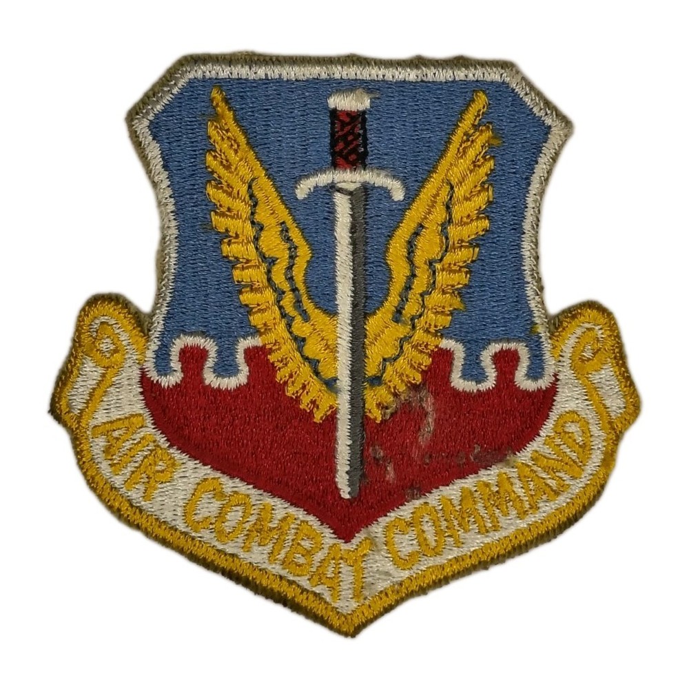 US Air Force Air Combat Command Shoulder Patch Color Sew On USAF