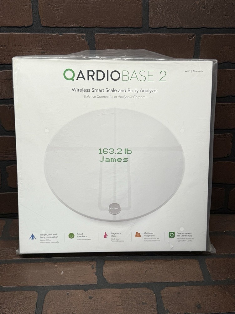 Qardio Base 2 Wireless Smart Scale & Body Analyzer - White READ DESC!!!