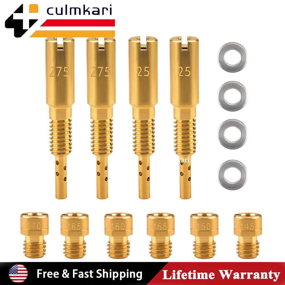 For 2001-05 Raptor 660R Carb Multi Jet Kit YFM660R Pilots 25/27.5 Mains 145-170