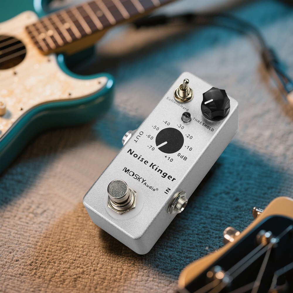 MOSKYaudio Noise Gate/Noise Reduction Processor Guitar Effect Pedal 2 Modes