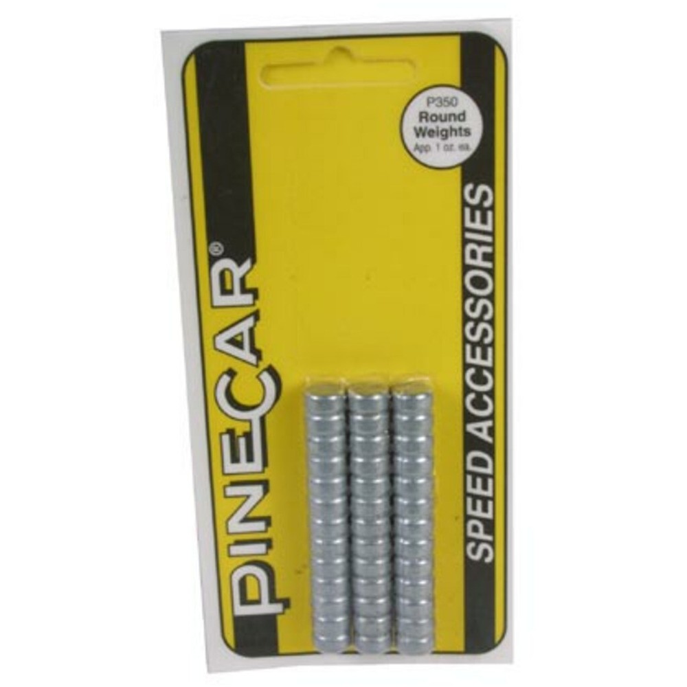 Pinecar 350 Round Weights 3 oz