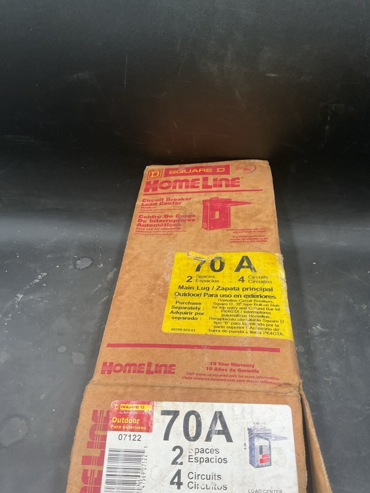 Square D Homeline Load Center 07122