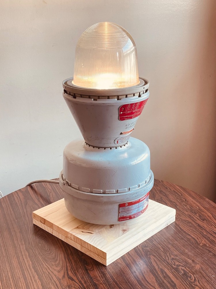 Appleton A-51 Explosion Proof Table Lamp conversion. ES bulb. 25+ available.