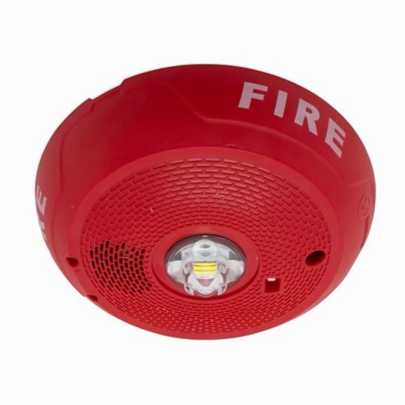 System Sensor PC2RLED Horn Strobe with LED 24 Volt Operation Red in Flat Rate ￼