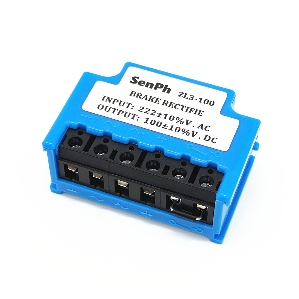 1pcs ZL3-100 INPUT 222V OUTPUT 100V half-wave brake rectifier module