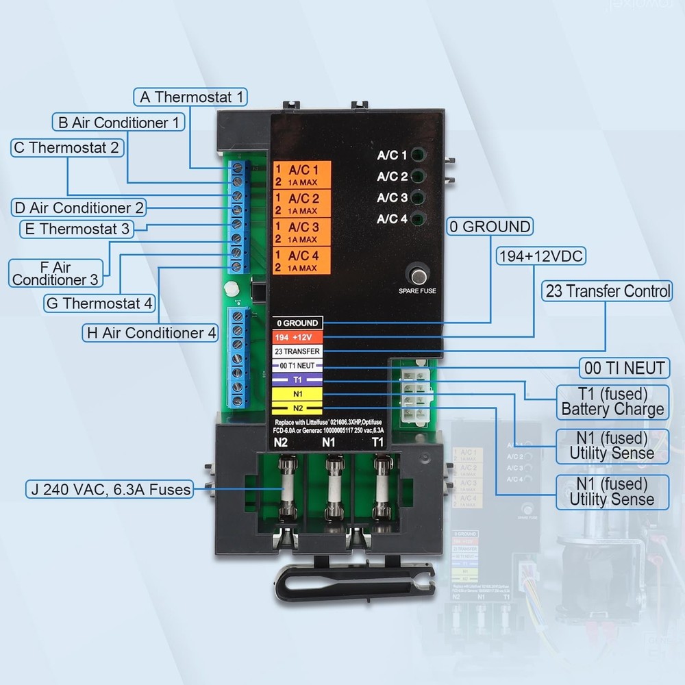 A0004499959 Transfer Switch Smart AC Module Load Generator Shed Module Replac...