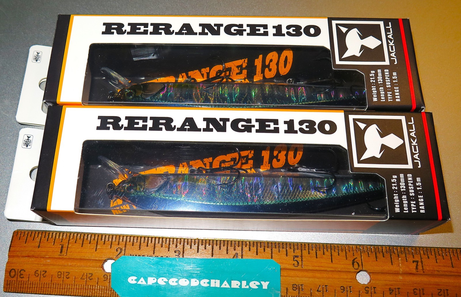 Lot of Two (2) Jackall RERANGE MR Jerk Baits (JRERA130SP-HLHA) NEW