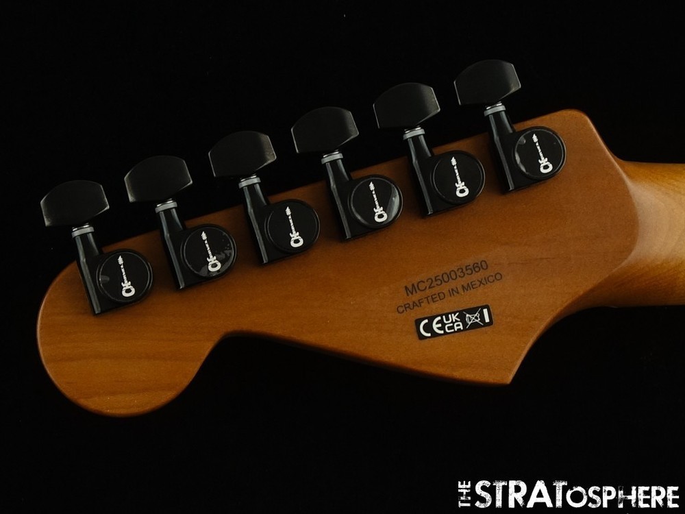 Charvel Pro Mod Plus San Dimas NECK & LOCKING TUNERS, Caramelized Maple EBONY