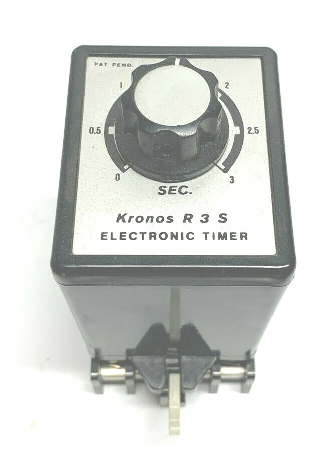 LOT OF 2 KRONOS R3S ELECTRONIC TIMER MODULE, 115VAC