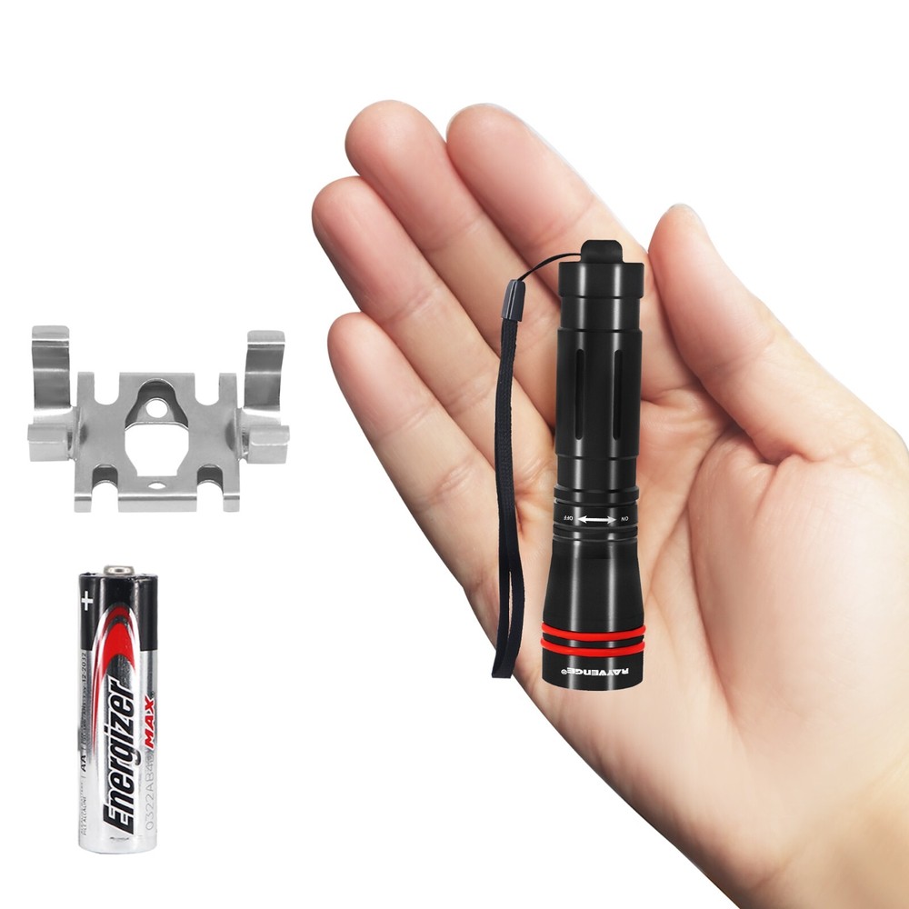 D2A Diving Flashlight Mini Scuba Dive Headlamp Underwater 100M Backup