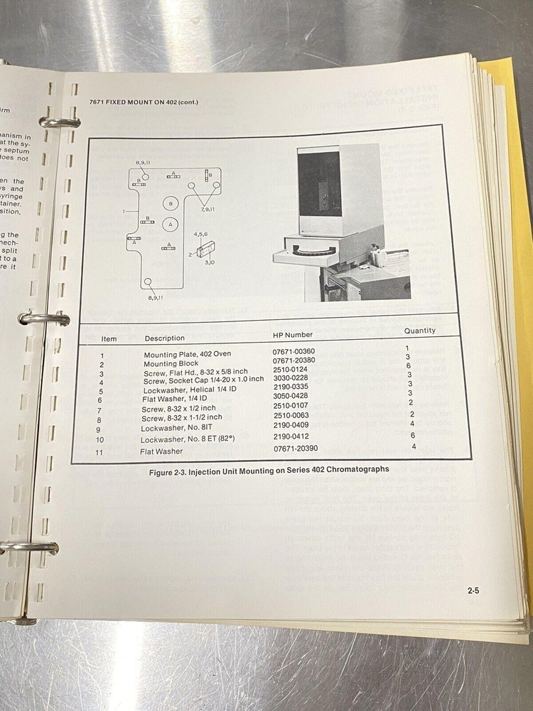 Hewlett Packard HP Automatic Sampler 7670A /71A/72A - Users Guide / Manuals