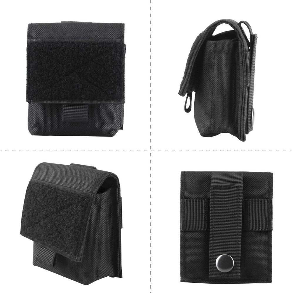 Durable Tactical Mini Belt Pouches - Multi-Purpose EDC Utility Storage 2-Pack