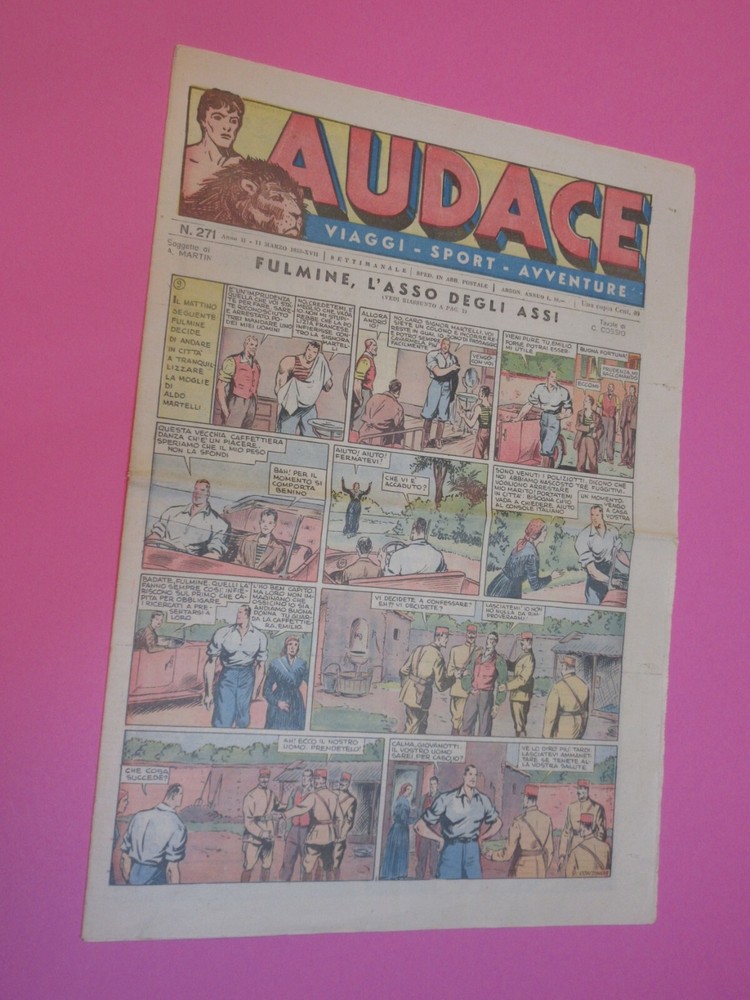 L' AUDACE n. 271 Saev 1939 originale ECCELLENTE !!